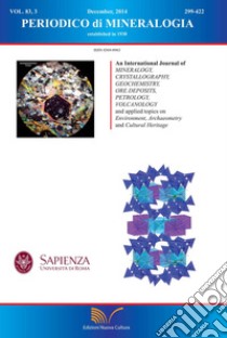 Periodico di mineralogia. Ediz. inglese (2014). Vol. 83/3 libro di Gianfagna Antonio