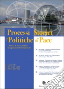 Processi storici e politiche di pace (2013) vol. 13-14 libro di Breccia A. (cur.)