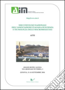 Atti del 22º Convegno nazionale AIM (Genova, 11-14 settembre 2016) libro di Caretti Daniele