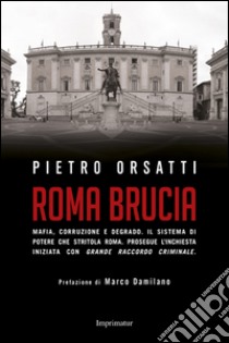 Roma brucia. Mafia, corruzione e degrado. Il sistema di potere che stritola Roma libro di Orsatti Pietro