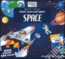 Space. Travel, learn and explore. Libro puzzle. Ediz. illustrata libro di Gaule Matteo; Guerrieri Irene