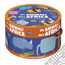 Gli animali dell'Africa. Ediz. a colori. Con puzzle libro di Neil Mathew