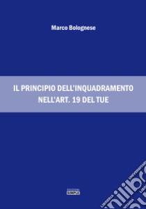 Il principio dell'inquadramento nell'art. 19 del TUE libro di Bolognese Marco