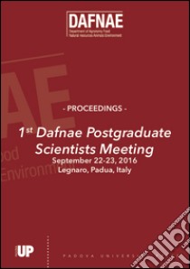 1st Post graduate scientists meeting 2016 libro