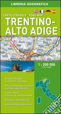 Trentino Alto Adige 1:200.000 libro