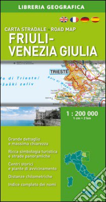 Friuli-Venezia Giulia 1:200.000 libro