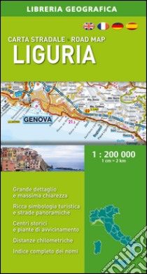 Liguria 1:200.000 libro