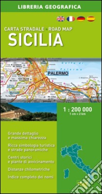 Sicilia 1:200.000 libro