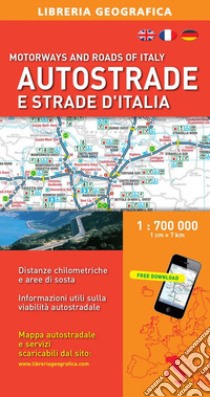 Autostrade e strade d'Italia 1:700.000 libro