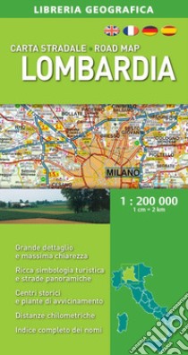 Lombardia 1:200.000 libro