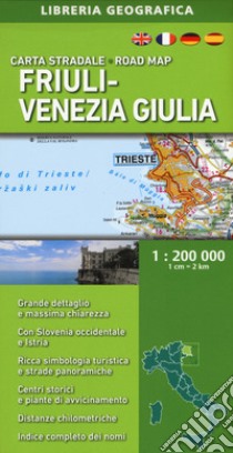 Friuli-Venezia Giulia 1:200.000 libro