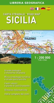 Sicilia 1:200.000 libro