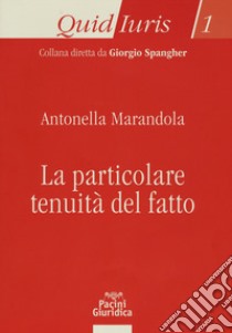 La particolare tenuità del fatto libro