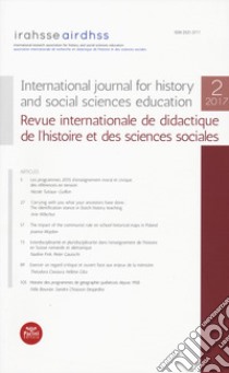 International journal for history and social sciences education-Revue internationale de didactique de l'histoire et des sciences sociales (2017). Vol. 2 libro di Cajani L. (cur.)