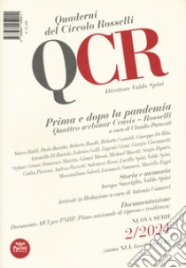 QCR. Quaderni del Circolo Fratelli Rosselli (2021). Vol. 2: Prima e dopo la pandemia libro di Paravati C. (cur.)