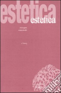 Estetica (2005). Vol. 1 libro