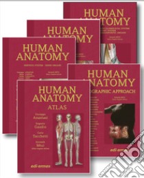Anatomy bag plus. Treatise on Human Anatomy, Topographic Approach, Atlas. Ediz. illustrata libro di Anastasi G. (cur.); Gaudio E. (cur.); Tacchetti C. (cur.)
