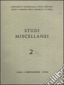 Marzabotto. Saggio di classificazione della ceramica locale libro di Tripponi A.