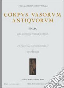 Corpus vasorum antiquorum. Vol. 64: Roma, Museo nazionale di Villa Giulia (4) libro di Barbieri G. (cur.)