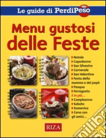 Menu gustosi delle feste libro