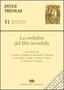 La visibilità del Dio invisibile libro