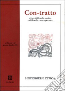 Con-tratto. Rivista di filosofia tomista e di filosofia contemporanea vol. 1-2 (1993) libro di Morandi E. (cur.); Resta C. (cur.)