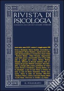 Rivista di psicologia (1990). Vol. 2: Maggio-agosto libro