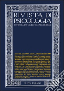 Rivista di psicologia (1990). Vol. 3: Settembre-dicembre libro