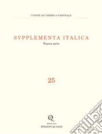 Supplementa italica. Vol. 25 libro