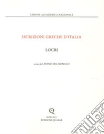 Locri libro di Del Monaco L. (cur.)