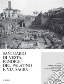 Santuario di Vesta, pendice del Palatino e Via Sacra libro di Carandini A. (cur.); Carafa P. (cur.); D'Alessio M. T. (cur.)