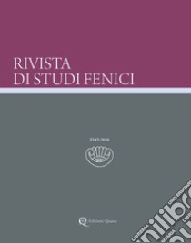 Rivista di studi fenici (2018). Vol. 46 libro