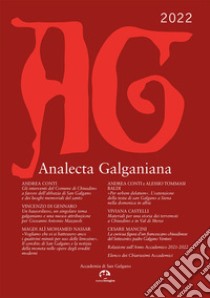 Analecta Galganiana (2022) libro