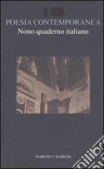 Nono quaderno italiano di poesia contemporanea libro di Buffoni F. (cur.)