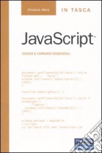 Javascript libro di Wenz Christian