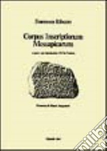 Corpus inscriptionum messapicarum libro di Ribezzo Francesco; Santoro C. (cur.)