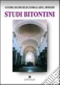 Studi bitontini vol. 63-64 libro