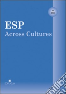 ESP Across Cultures. 2014. Vol. 11 libro di Williams C. (cur.)