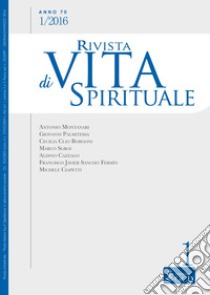 Rivista di vita spirituale (2016). Vol. 1 libro