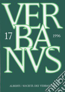 Verbanus. Rassegna per la cultura, l'arte, la storia del lago. Vol. 17 libro