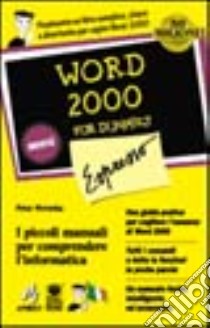 Word 2000 libro di Weverka Peter