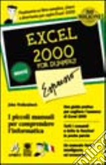 Excel 2000 libro di Walkenbach John