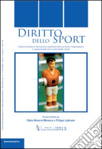 Diritto dello sport (2013) vol. 3-4 libro