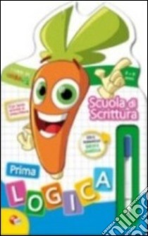 Scuola scrittura. Sagomato, prima logica, spazio e tempo. Impara a scrivere con Carotina! Ediz. illustrata. Con gadget libro di Zenobi Rosanna