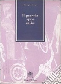 Il proemio epico antico libro di Romeo Alessandra