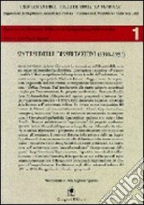 Sintesi delle Dissertazioni (1990-1992) del Dipartimento di progettazione architettonica e urbana, Università di Roma «La Sapienza» libro