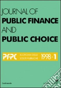 Journal of public finance and public choice. Vol. 1 libro