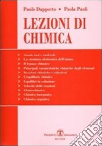 Lezioni di chimica libro di Dapporto Paolo; Paoli Paola