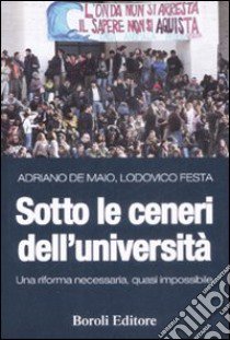 Sotto le ceneri dell'università. Una riforma necessaria; quasi impossibile libro di De Maio Adriano - Festa Lodovico