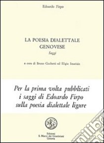 La poesia dialettale genovese libro di Firpo Edoardo